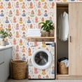 thumbnail image 4 of Peel and Stick Wallpaper Cute Princesses Crowns Floral Pastel Colors Wall Mural 17.7in x 9.8ft Self Adhesive Removable Wall Paper Renter Friendly Wallpaper for Bedroom, 4 of 8