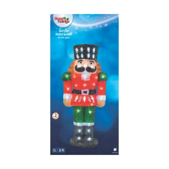 Illumax China Limited G48 9949055 23,6 Po. Lumières LED en Acrylique en Forme de Casse-Noisette
