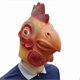 thumbnail image 2 of Chicken head mask Halloween Decor Mask Carnival Masquerade Animal Headgear Rooster Latex Mask, 2 of 5