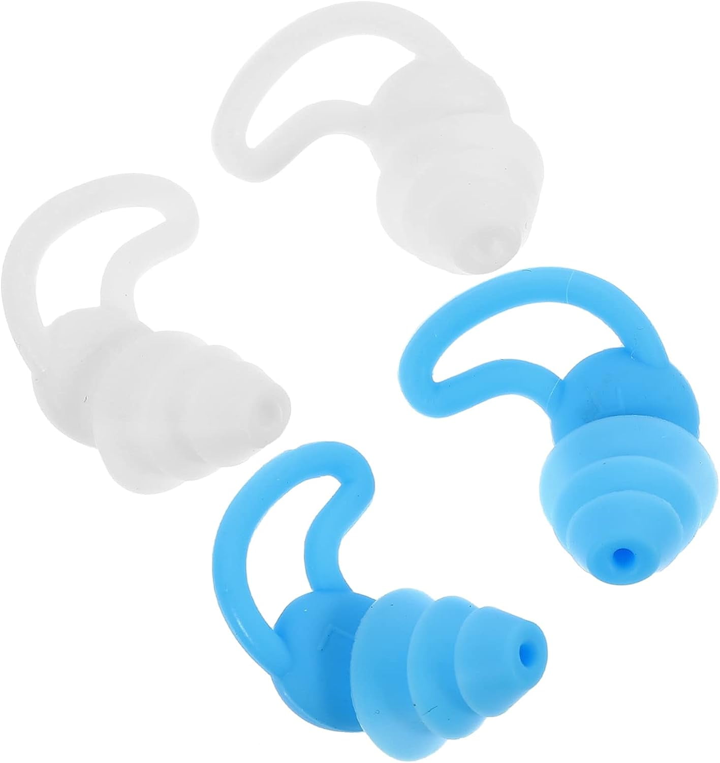 Noise Cancelling Earbuds 2 Pairs Noise Canceling Earplugs Silicone