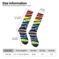thumbnail image 3 of Autism Awareness Knee High Socks for Women Long Leg Warmers Socks, 3 of 7