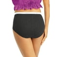 thumbnail image 4 of Hanes Women's Ribbed Cotton Brief Underwear, 6-Pack, 4 of 5