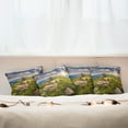 thumbnail image 7 of Ambesonne Mountain Throw Pillow Cover 4 Pack, 3 Behind Boulders, 24", Green Yellow Blue, 7 of 7