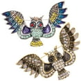 thumbnail image 4 of Miangastore 2 Pcs Épingle à Broche Hibou Mignonne Épingle à Col Décorative pour Femmes, 4 of 8