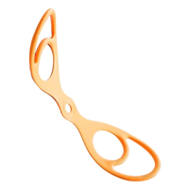 S SERENABLE 8 Shaped Resistance Band Home Gym Hand Stretcher Anti Slip Grip Elastic Rope Orange