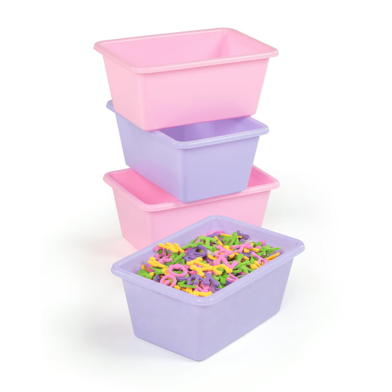 Humble Crew Large Storage Bins, Pink/Purple, 4/Pack (XL081