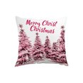 thumbnail image 1 of Cubiertas de Almohada de Navidad Cubierta de Cojín Decorativa Del Dormitorio Del Árbol de Navidad de 45x45cm, 1 of 6