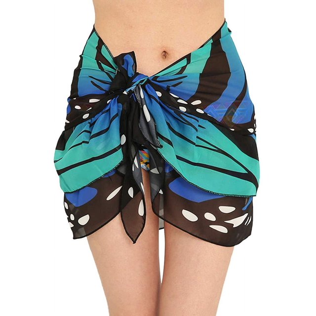 Sortie de Plage en Mousseline pour Femmes, Paréo, Maillot de Bain, Short