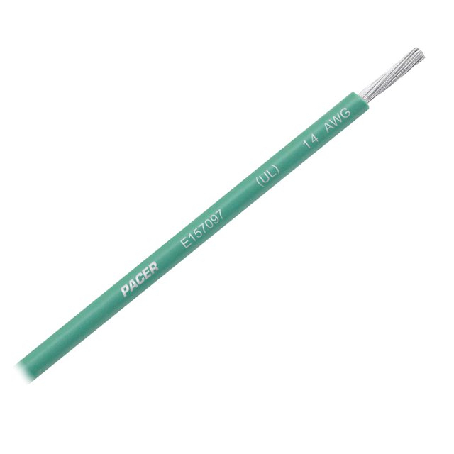 Wire Pacer Group Pacer Green 14 AWG Primary 7,6 m