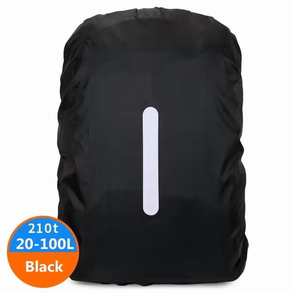 New Reflective Waterproof Backpack Rain Cover 20L-100L Outdoor Night Cycling Safety Light Raincover Case Bag Camping Hiking