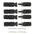 thumbnail image 2 of 10 juegos de conectores de cable de panel solar a prueba de agua, a prueba de polvo, resistente a los rayos UV, kit de conectores macho y hembra, 2 of 10
