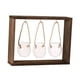 thumbnail image 2 of Jarrón de Vidrio, Jarrón de Madera, Jarrón de Arte para Mesa de Comedor, Plantas Hidropónicas, 2 of 9