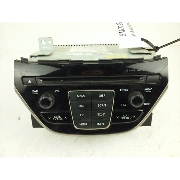 Pre-Owned 2013 Hyundai Genesis AM FM CD Radio Receiver OEM - Verify Specific Vehicle Fitment In Description - (Good)