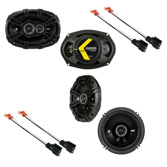 Fits Dodge Avenger 1995-2000 Factory Speaker Upgrade Kicker DSC65 DSC693 Package