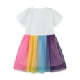 thumbnail image 6 of WIBACKER 3-Pack Toddler and Little Girl's Casual Short Sleeve Tutu Skater Princess Dress, 6 of 8