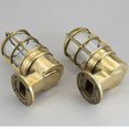 thumbnail image 5 of Nautical Marine Indoor or Outdoor lights â€“ Reclaimed Vintage Brass Light ready for Use Set of 2, 5 of 5
