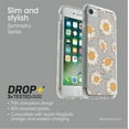 thumbnail image 5 of OtterBox Symmetry Clear Series Case for iPhone SE 3rd and 2nd gen and iPhone 8/7 Only - Non-Retail Packaging - Vintage Daisy, 5 of 5