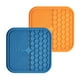 thumbnail image 1 of Alfombrillas de 2 alimentación para Perros Gatos con1 raspador de Silicona, comedero Lento para bañar Perros, acicalamiento, distracción por ansiedad ShuxiuWang 1327537105770, 1 of 5