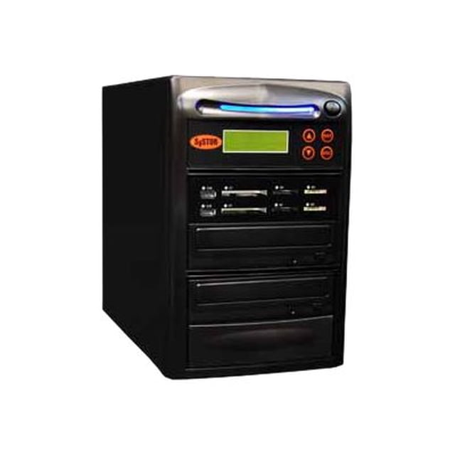 Systor SYS-USBSDCF-01 1:1 USB/SD/CF Tout-en-un - Duplicateur de Carte Mémoire Flash - DVD RW ( R DL)
