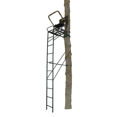 MUDDY BOSS HAWG 1.5 SINGLE (ONE PERSON) 17 LADDER STAND TREESTAND STEEL 350LB WEIGHT RATING