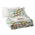 Mainstays Retro Floral Reversible 5-Piece Bed in a Bag Comforter Set ...