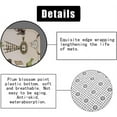 thumbnail image 7 of 4PCS Western Shower Curtain Set, Rodeo Cowboy Boots Hat Horseshoe Barn Texas Star Wild West Country Rustic Farmhouse Bathroom Decor, Waterproof Fabric Shower Curtain, Non-slip Bath Mat, 7 of 7