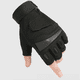 thumbnail image 5 of Guantes tácticos de medio dedo para hombres y mujeres, antideslizantes, transpirables, para entrenamiento al aire libre, deportes, ciclismo, bicicleta, motocicleta, guantes finos, 5 of 5