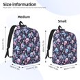 thumbnail image 3 of Yiaed cool Skull flower Print Backpack, Premium Laptop Backpack, Travel Backpack for Women, Lightweight Backpacks, Comfortable Back Pack-Small, 3 of 7