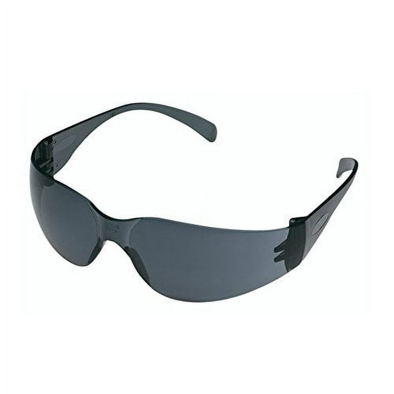 3M Outdoor Safety Eyewear, Black Frame, Gray Scratch Resistant Lenses (4  Pack), 90835