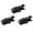 Black, variant on 3PCS Desk Cable Clips Cables Organizers For Wire Control In Offices School Or Travel Usage