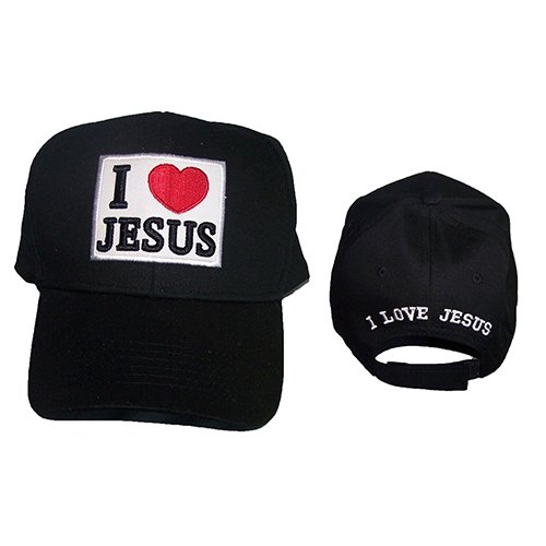 "I Love Jesus" Christian Catholic Baseball Caps Hats Embroidered (GCCap327)
