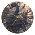 thumbnail image 5 of Black Swan Wall Clock 10 inch Non-Ticking Easy to Read Decorative Clocks for Home Bedroom Living Room, 5 of 8