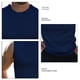 thumbnail image 4 of Camiseta sin mangas para hombre, ajustada, transpirable, sin mangas, cuello redondo, color puro, elástica, atlética, musculosa, 4 of 4