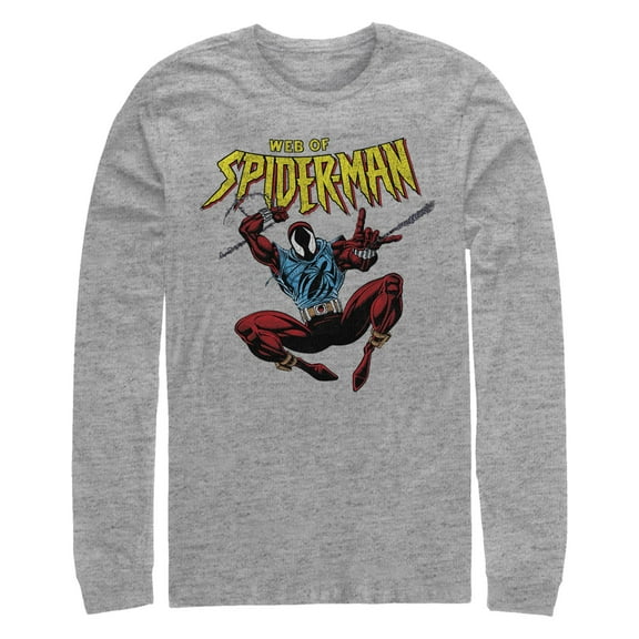 Men's Spider-Man Web of Spider-Man Long Sleeve Shirt