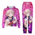 thumbnail image 5 of Himiko Toga Boys 2 Piece Tracksuit Athletic Sweatsuits Sets Hooded Sweatshirt And Jogger Sweatpants Clothing Sets for Kids, 5 of 8
