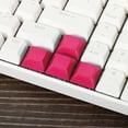 thumbnail image 5 of Uxcell 1U Blank Keycaps PBT Universal Keyboard Replacement Accessories for MX Mechanical Keyboard, Red 5 Pack, 5 of 6
