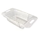 thumbnail image 1 of Colador de frutas y verduras para fregadero de cocina, moderno y minimalista, escurridor telescópico de plástico transparente para cocina de mascotas., 1 of 14