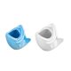 thumbnail image 3 of 2pcs Shark Shaped Ceramic Flower Pot Succulent Plant Container Creative Desktop Decor for Home Office (Blue and White), 3 of 3
