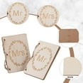 thumbnail image 6 of 8pcs Wooden Greeting Cards Wedding Vow Books Officiant Wedding Day Card Bride and Groom Bridal Shower Gifts Booklet Keepsake Vow Renewal Notebook Mr and Mrs Marriage Vows Cards White, 6 of 6