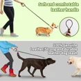 thumbnail image 3 of 8FT Multi Function Genuine Leather Leash for Dogs, Hands Free Dog Training Leash, Adjustable Slip Lead Dog Leash for Small, Medium and Large Dogs, 3 of 6