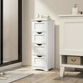 thumbnail image 2 of Giantex 4-Drawer Bathroom Storage Cabinet, Floor Cabinet w/Cut-out Handles, Freestanding Side Storage Cabinet for Bedroom, 2 of 8