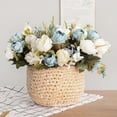 thumbnail image 3 of Joernso 1Pc Artificial Peony Flower Blossom Home Wedding Party Living Room Decoration, 3 of 8