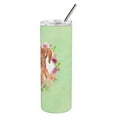 thumbnail image 4 of Carolines Treasures CK4392TBL20 Vizsla Green Flowers Stainless Steel 20 oz Skinny Tumbler 20 oz multicolor, 4 of 4