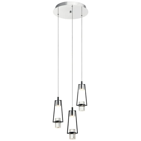 

Elan Sorno 12 1/2 W Polished Nickel LED Multi Light Pendant