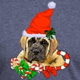 thumbnail image 3 of CafePress - English Mastiff Christmas T Shirt - Mens Tri-blend T-Shirt, 3 of 4