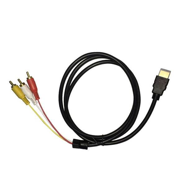 Copper HD to RCA Cable HD Male to 3RCA AV Composite Male M/M Connector Adapter Cable Cord Transmitter