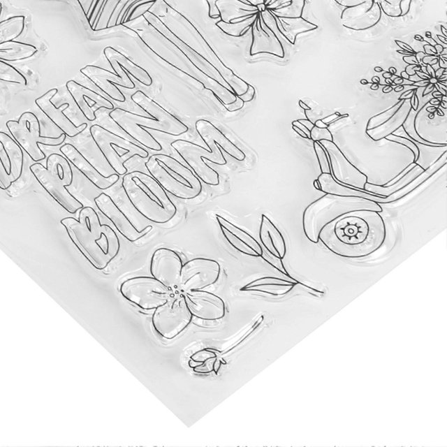 Transparent Stamp Rubber TPR Cutting Die DIY Album Journal Decoration Craft Accessories
