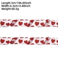 thumbnail image 3 of Sruoe Valentine's Day Red Heart Ribbon, 1 Ribbon 2 1/2 Inch Wide，Single Face Satin Polyester Ribbon, Ribbon for Gift Wrapping Weddings, Ribbon for Hair Bows 1/2/4/5/10 in, 3 of 6