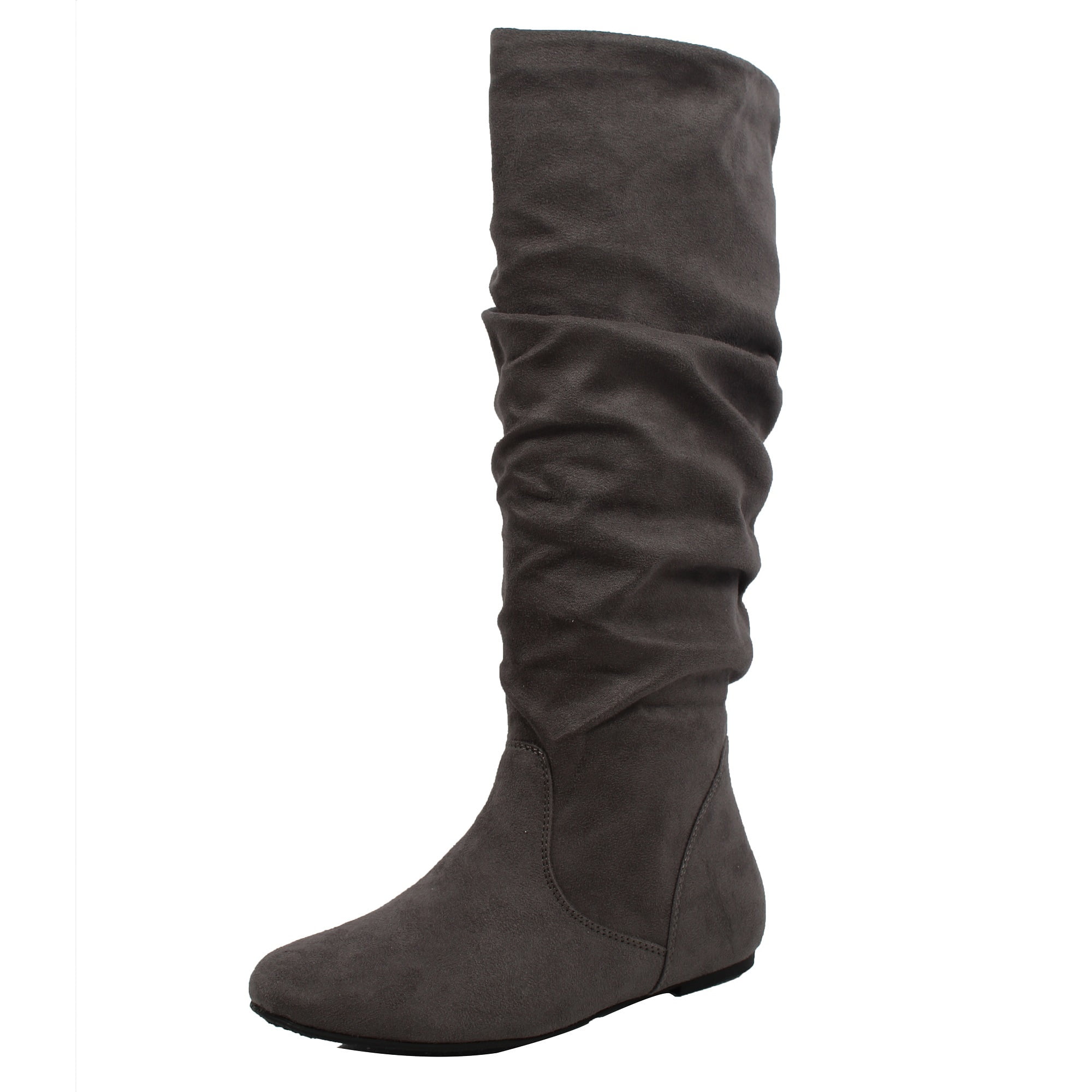 slouch thigh high boots