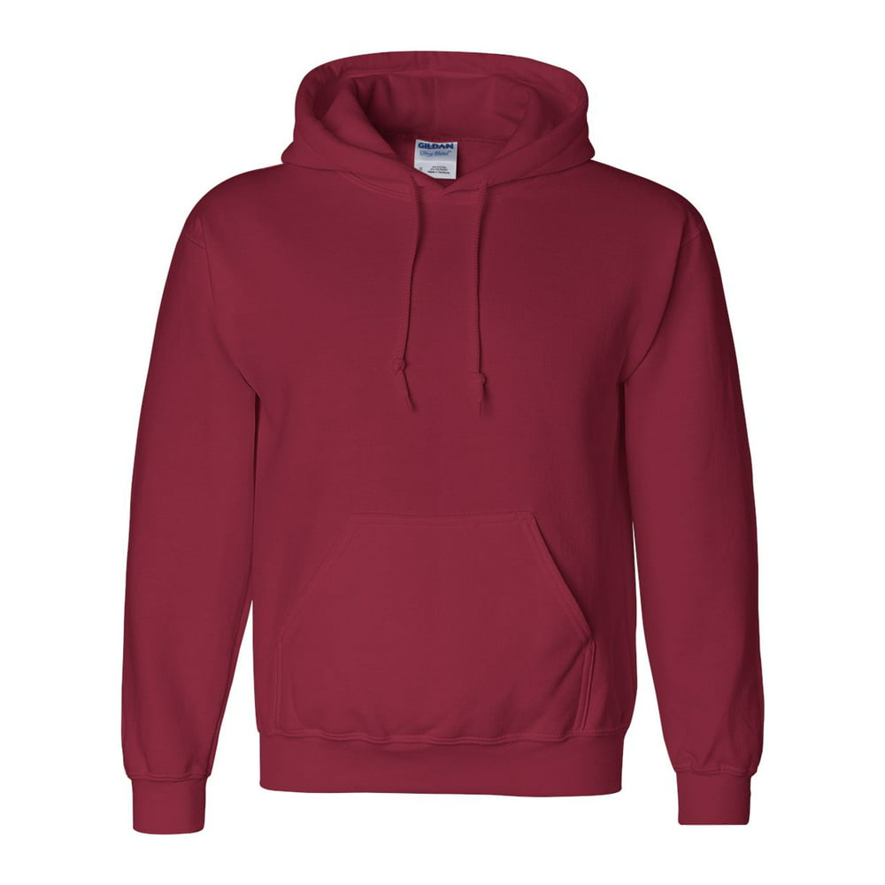 Gildan - 12500 Adult Hooded Sweatshirt - Cardinal Red - Large - Walmart ...
